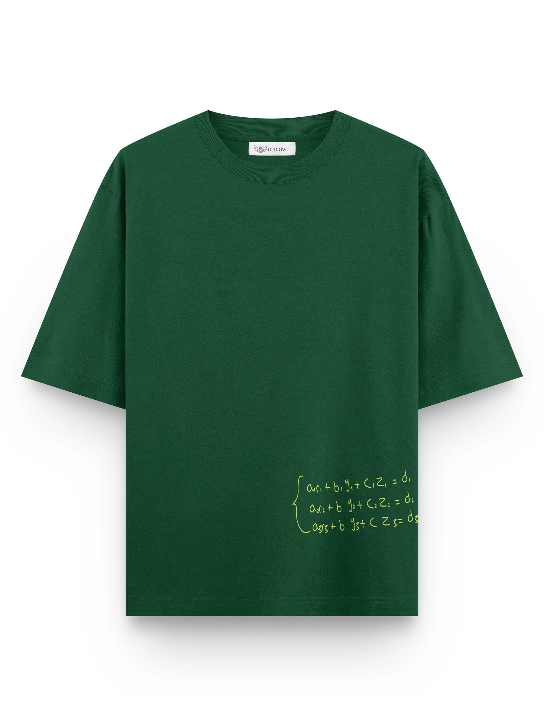 GREEN BALANCED OVERSIZED TSHIRT