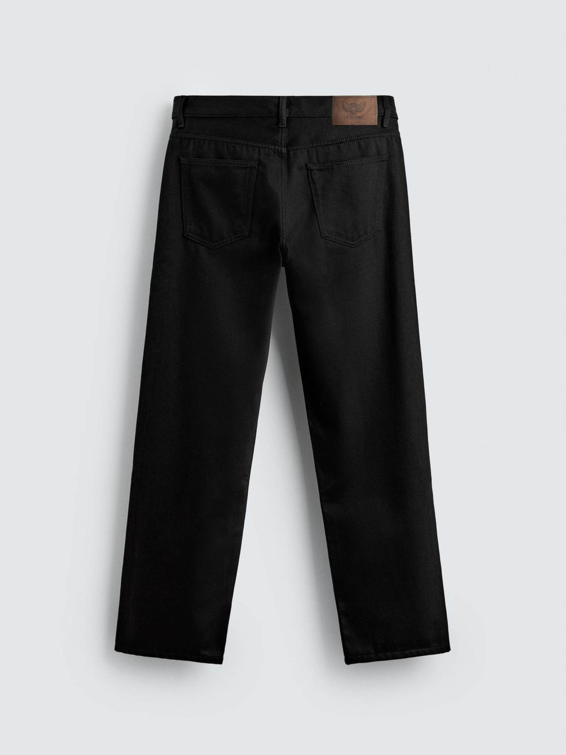 BLACK STRAIGHT FIT JEANS