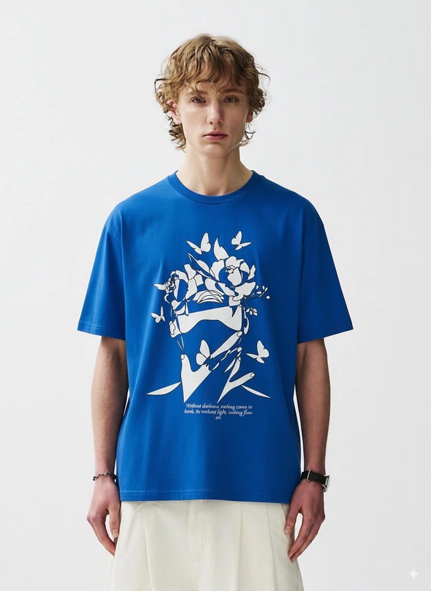BLUE ELYSIAN OVERSIZED TSHIRT