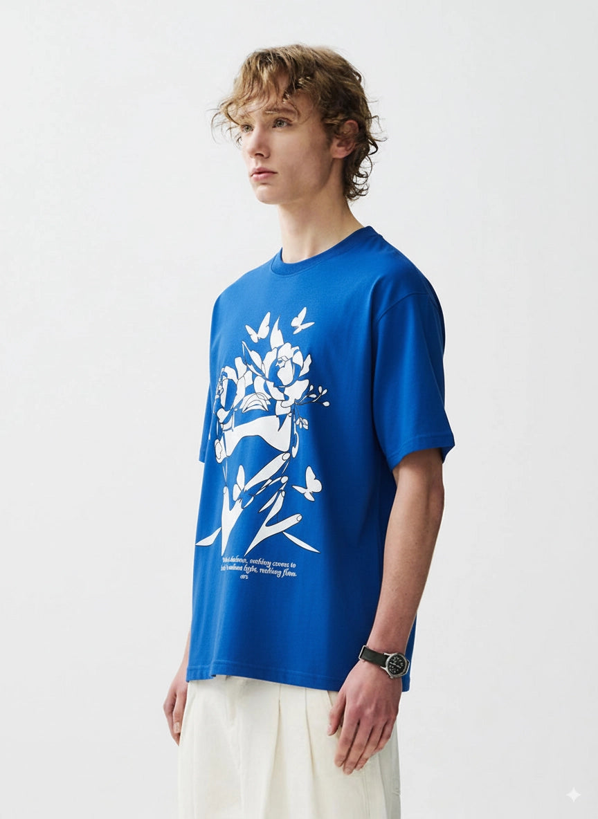 BLUE ELYSIAN OVERSIZED TSHIRT