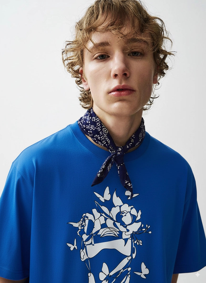 BLUE ELYSIAN OVERSIZED TSHIRT
